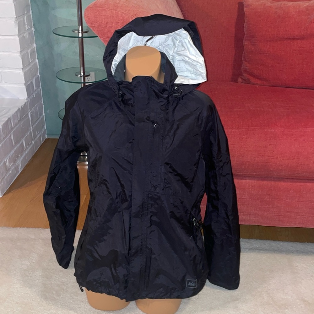 REI ☔️🌧️Rain Jacket with zippered hood - Picture 1 of 10